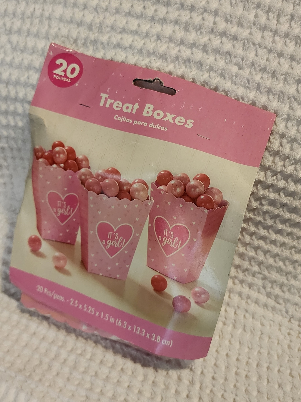 It's A Girl - Treat Boxes 20 pcs
